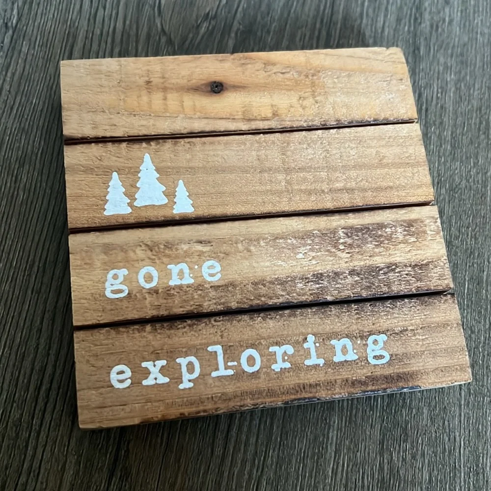 New mini wooden pallet coaster